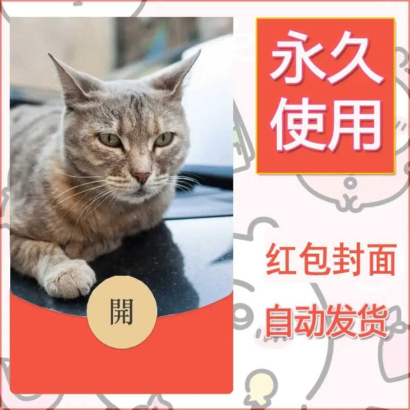 新款永久微信红包封面宠物系列diy素材408
