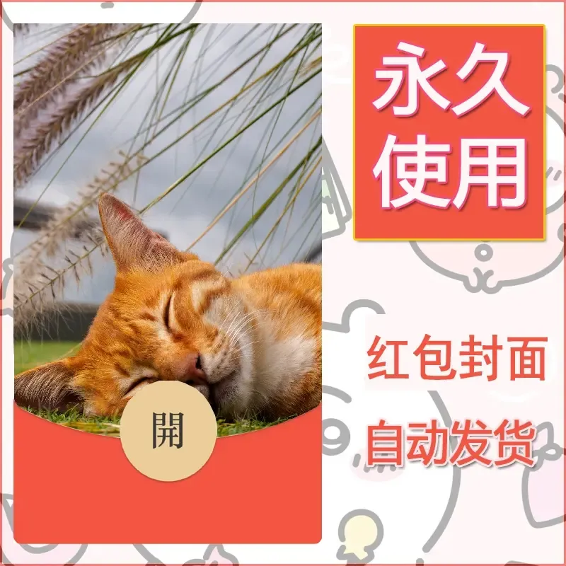 新款永久微信红包封面宠物系列diy素材524