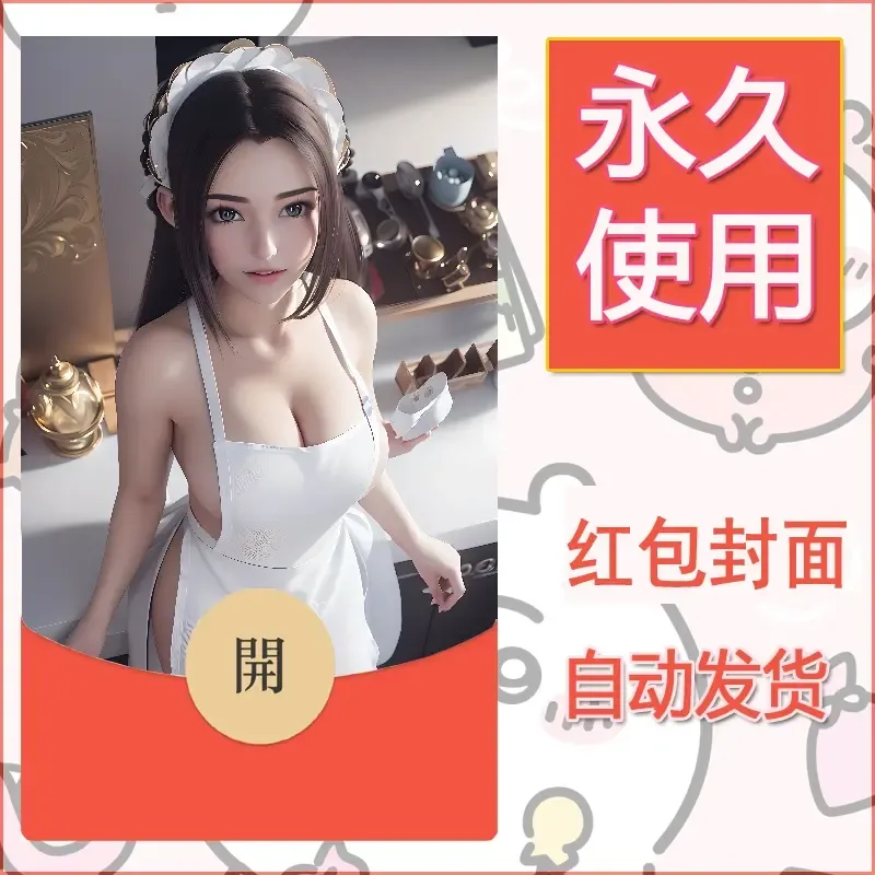新款永久微信红包封面国漫美女自制皮肤diy素材302 - ¥0.42